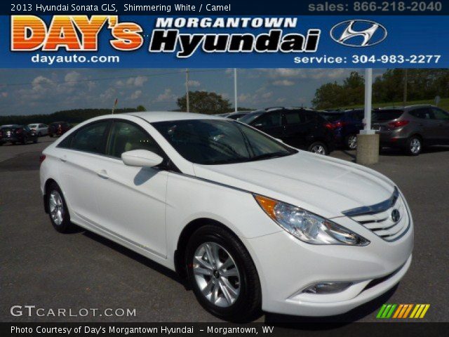 2013 Hyundai Sonata GLS in Shimmering White