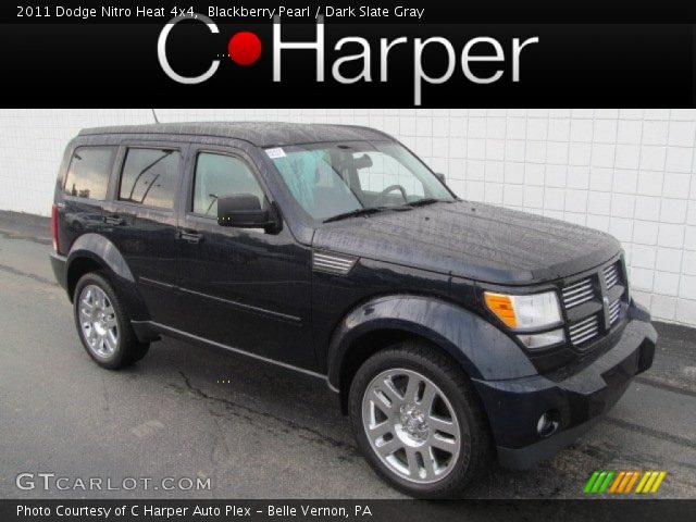 2011 Dodge Nitro Heat 4x4 in Blackberry Pearl