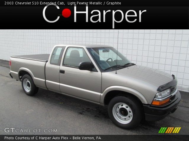 2003 Chevrolet S10 Extended Cab in Light Pewter Metallic