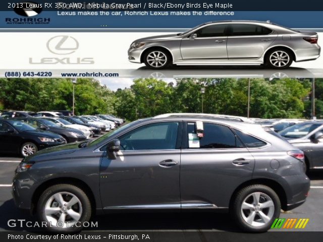 2013 Lexus RX 350 AWD in Nebula Gray Pearl