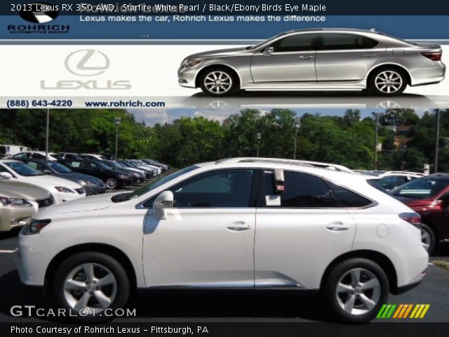 2013 Lexus RX 350 AWD in Starfire White Pearl