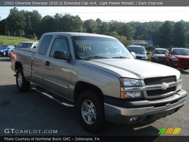 2003 Chevrolet Silverado 1500 LS Extended Cab 4x4 in Light Pewter Metallic