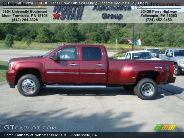 2013 GMC Sierra 3500HD Denali Crew Cab 4x4 Dually in Sonoma Red Metallic