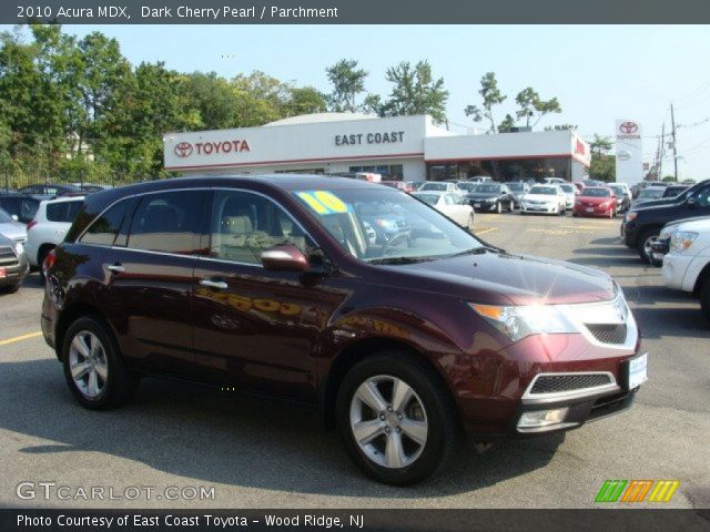2010 Acura MDX  in Dark Cherry Pearl