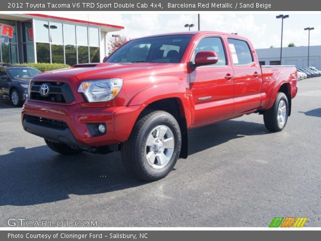 2012 Toyota Tacoma V6 TRD Sport Double Cab 4x4 in Barcelona Red Metallic