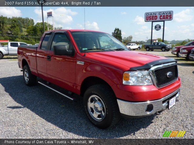 2007 Ford F150 XLT SuperCab 4x4 in Bright Red