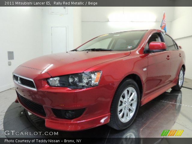 2011 Mitsubishi Lancer ES in Rally Red Metallic