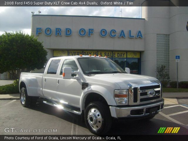 2008 Ford F450 Super Duty XLT Crew Cab 4x4 Dually in Oxford White