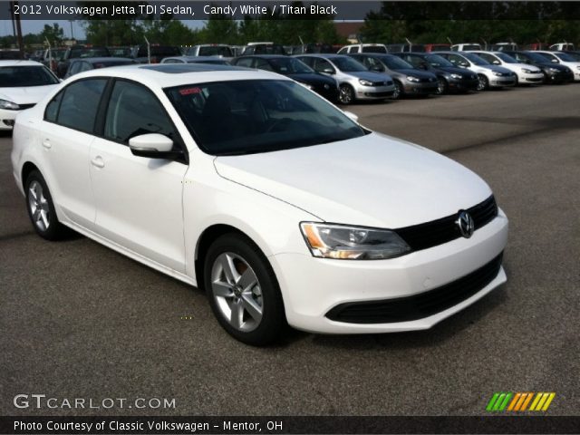 2012 Volkswagen Jetta TDI Sedan in Candy White