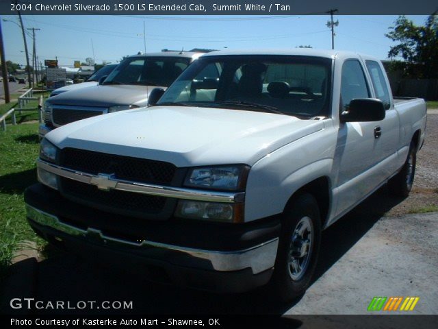 2004 Chevrolet Silverado 1500 LS Extended Cab in Summit White