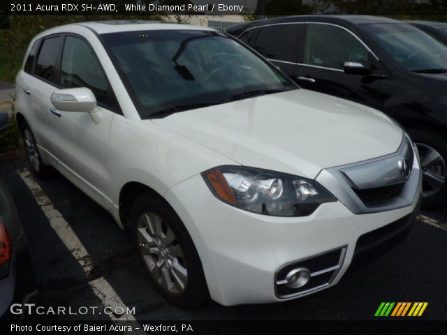 2011 Acura RDX SH-AWD in White Diamond Pearl