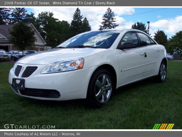 2008 Pontiac G6 GT Sedan in White Diamond Tri Coat