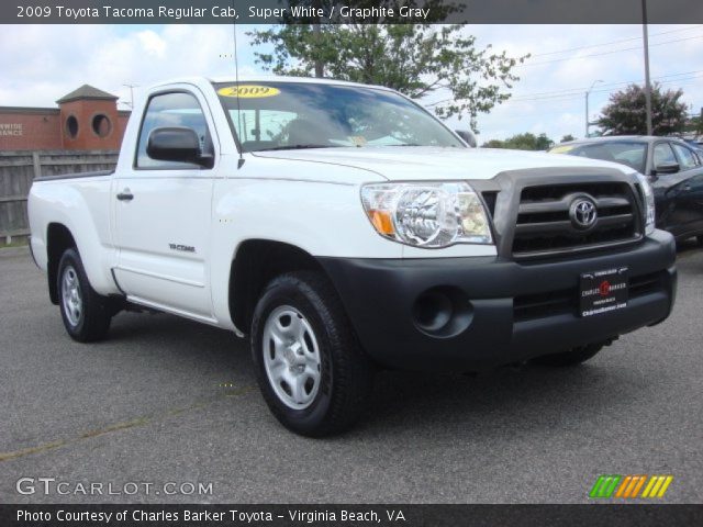 2009 Toyota Tacoma Regular Cab in Super White