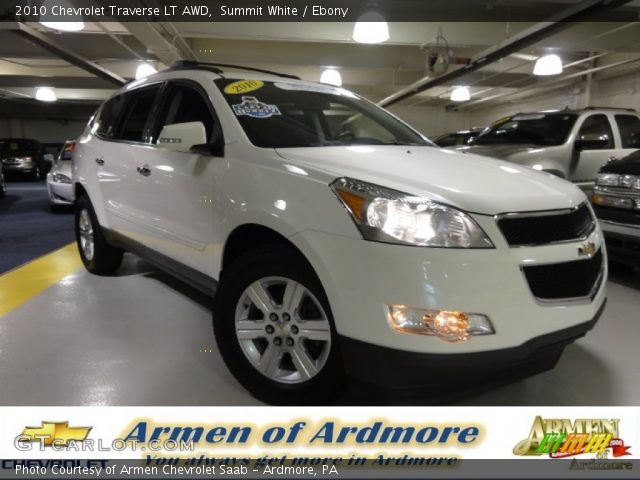 2010 Chevrolet Traverse LT AWD in Summit White