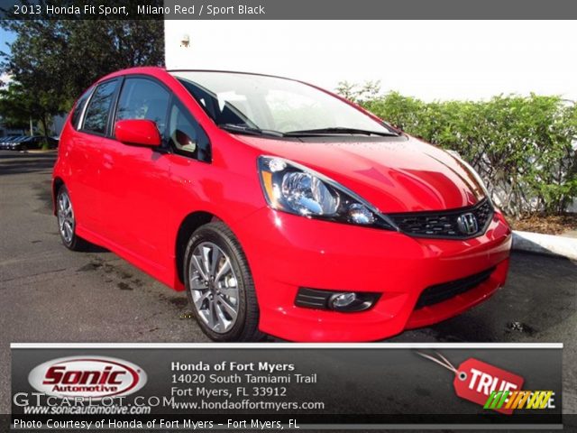 2013 Honda Fit Sport in Milano Red