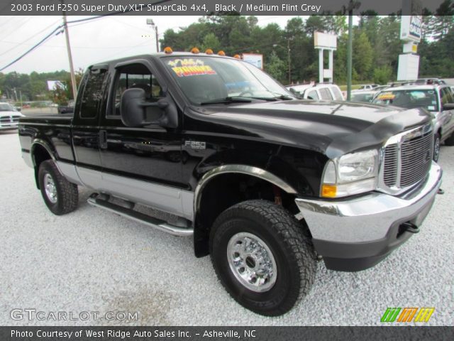 2003 Ford F250 Super Duty XLT SuperCab 4x4 in Black