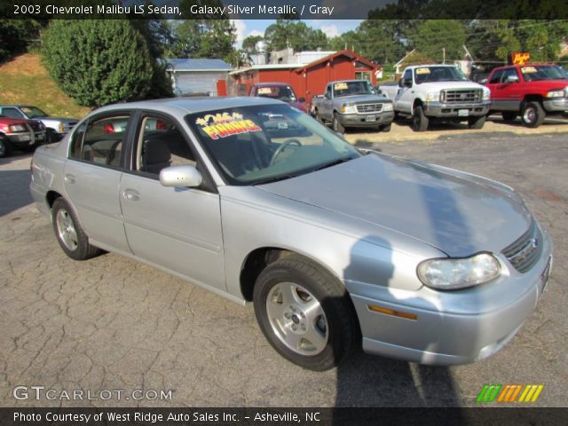 2003 Chevrolet Malibu LS Sedan in Galaxy Silver Metallic