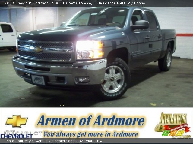 2013 Chevrolet Silverado 1500 LT Crew Cab 4x4 in Blue Granite Metallic