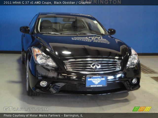 2011 Infiniti G 37 xS AWD Coupe in Black Obsidian