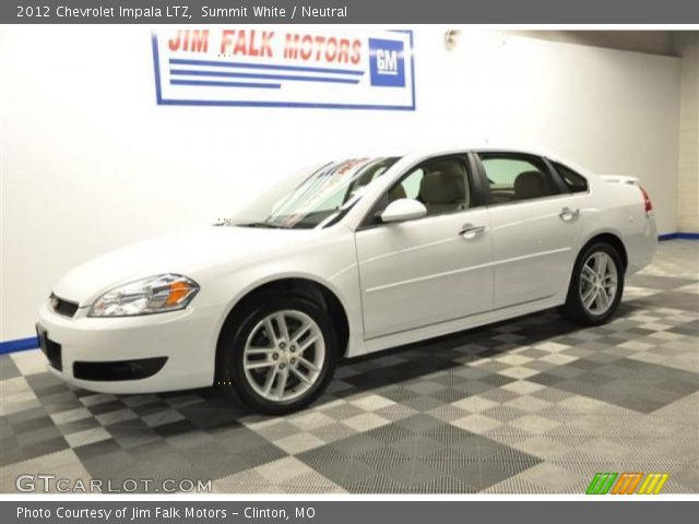 2012 Chevrolet Impala LTZ in Summit White