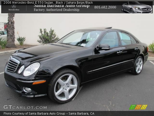2008 Mercedes-Benz E 550 Sedan in Black
