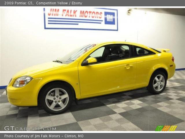 2009 Pontiac G5  in Competition Yellow