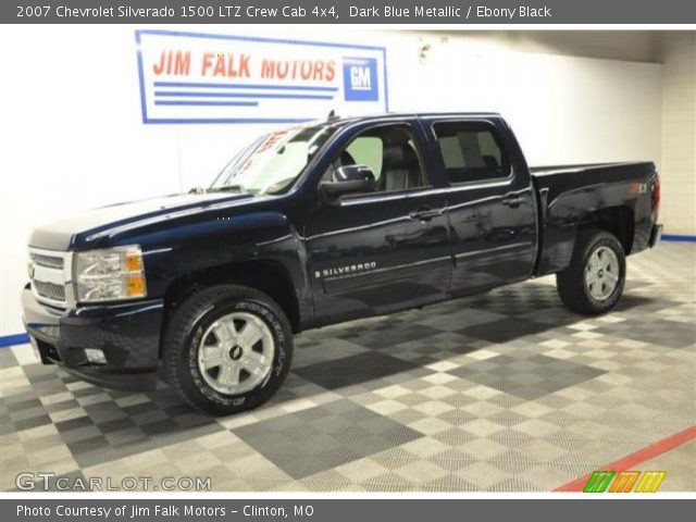 2007 Chevrolet Silverado 1500 LTZ Crew Cab 4x4 in Dark Blue Metallic