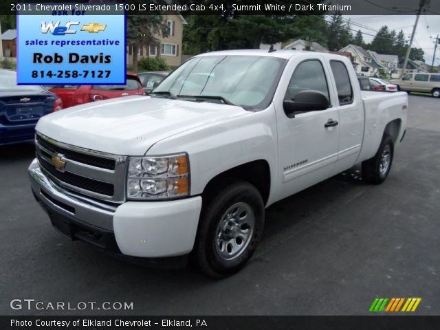 2011 Chevrolet Silverado 1500 LS Extended Cab 4x4 in Summit White