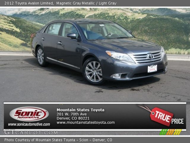 2012 Toyota Avalon Limited in Magnetic Gray Metallic