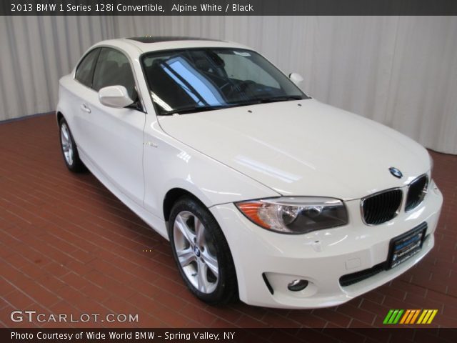 2013 BMW 1 Series 128i Convertible in Alpine White