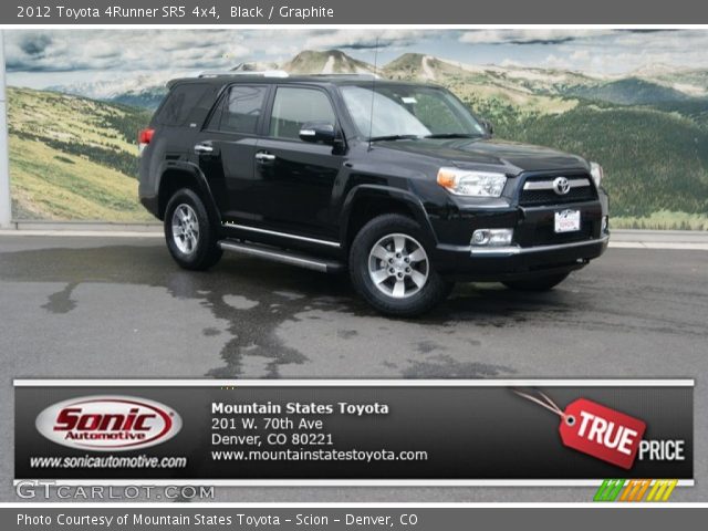 2012 Toyota 4Runner SR5 4x4 in Black