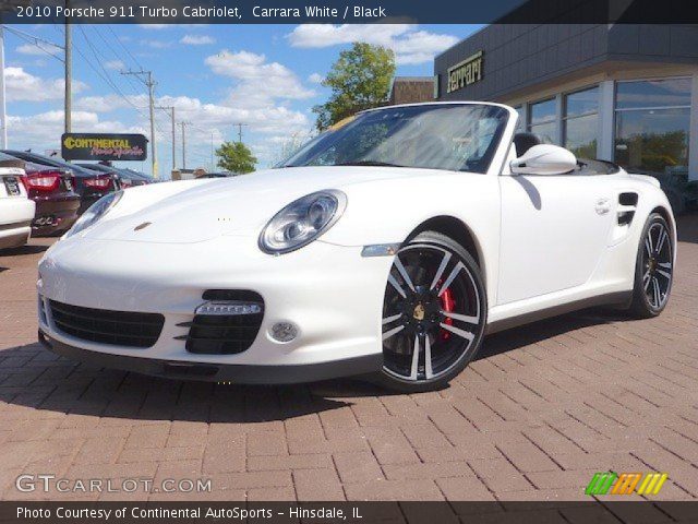 2010 Porsche 911 Turbo Cabriolet in Carrara White