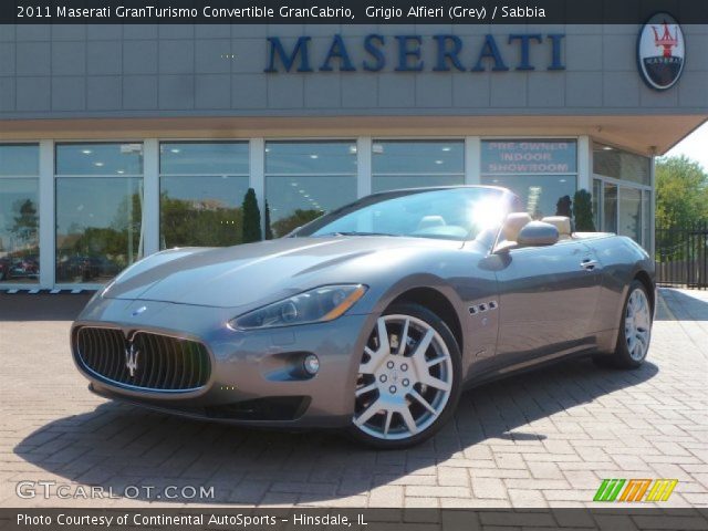 2011 Maserati GranTurismo Convertible GranCabrio in Grigio Alfieri (Grey)