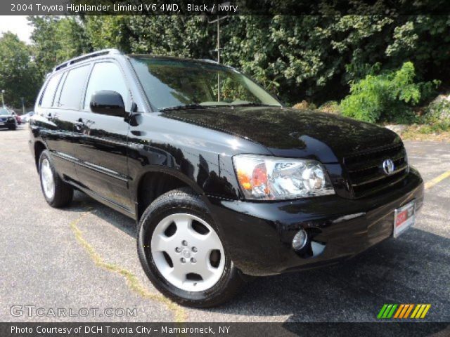 2004 Toyota Highlander Limited V6 4WD in Black