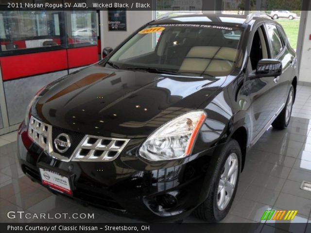 2011 Nissan Rogue SV AWD in Wicked Black