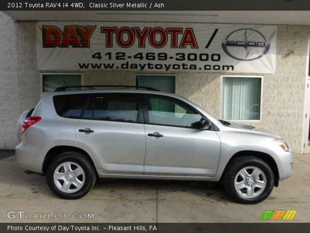 2012 Toyota RAV4 I4 4WD in Classic Silver Metallic