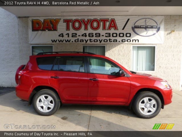 2012 Toyota RAV4 I4 4WD in Barcelona Red Metallic