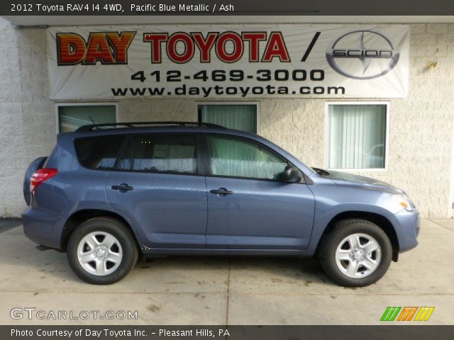 2012 Toyota RAV4 I4 4WD in Pacific Blue Metallic