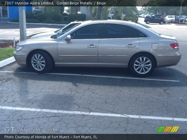 2007 Hyundai Azera Limited in Golden Beige Metallic