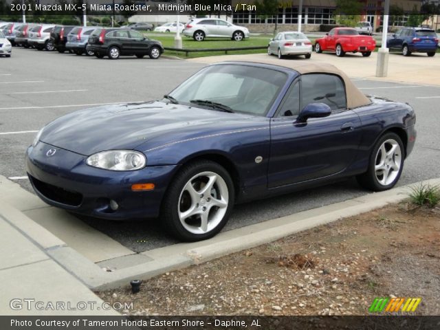 2001 Mazda MX-5 Miata Roadster in Midnight Blue Mica