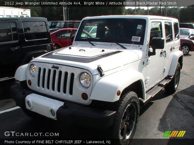 2012 Jeep Wrangler Unlimited Altitude 4x4 in Bright White