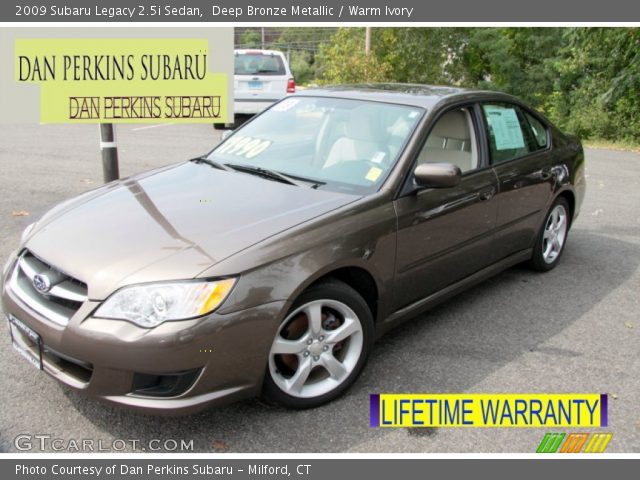 2009 Subaru Legacy 2.5i Sedan in Deep Bronze Metallic
