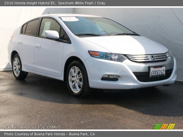 2010 Honda Insight Hybrid EX in Spectrum White Pearl