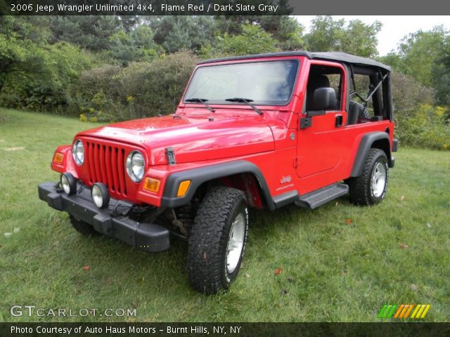 2006 Jeep Wrangler Unlimited 4x4 in Flame Red