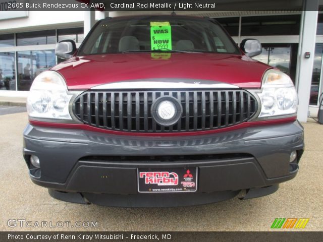 2005 Buick Rendezvous CX AWD in Cardinal Red Metallic