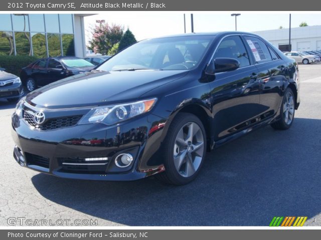 2012 Toyota Camry SE in Attitude Black Metallic