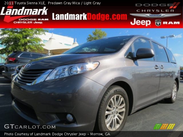 2011 Toyota Sienna XLE in Predawn Gray Mica