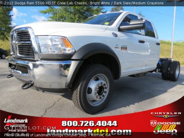 2012 Dodge Ram 5500 HD ST Crew Cab Chassis in Bright White
