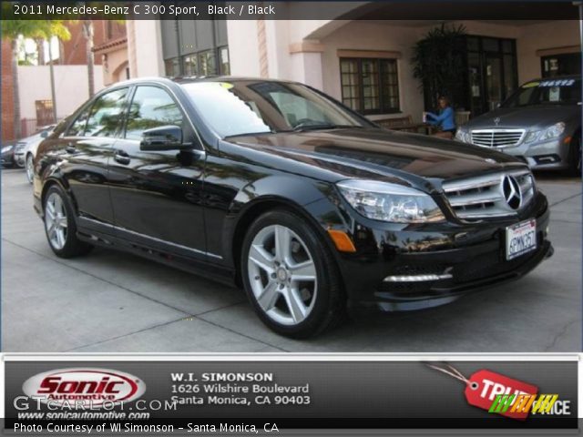 2011 Mercedes-Benz C 300 Sport in Black