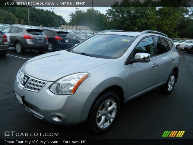 2009 Nissan Rogue SL AWD in Silver Ice